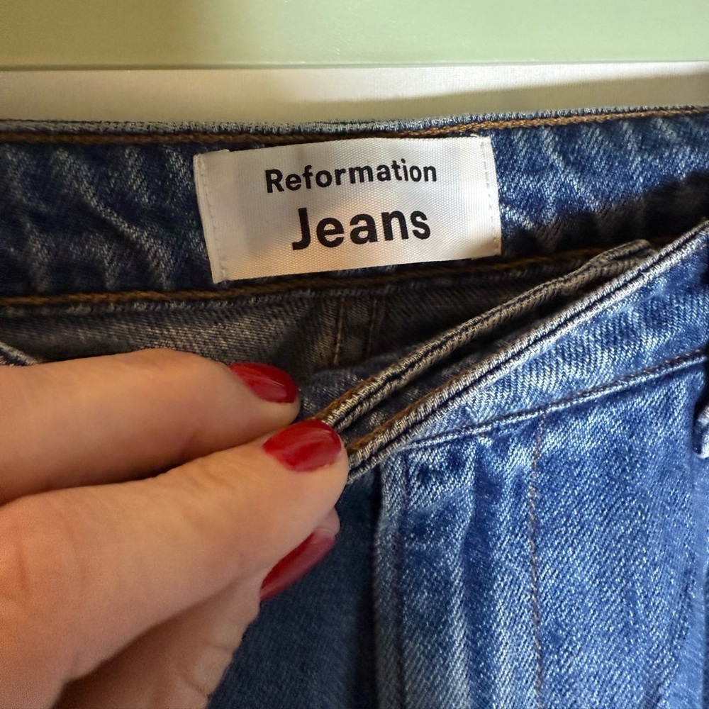 Reformation Baldwin Pleated jeans • Women’s size 25 - Picture 4 of 9